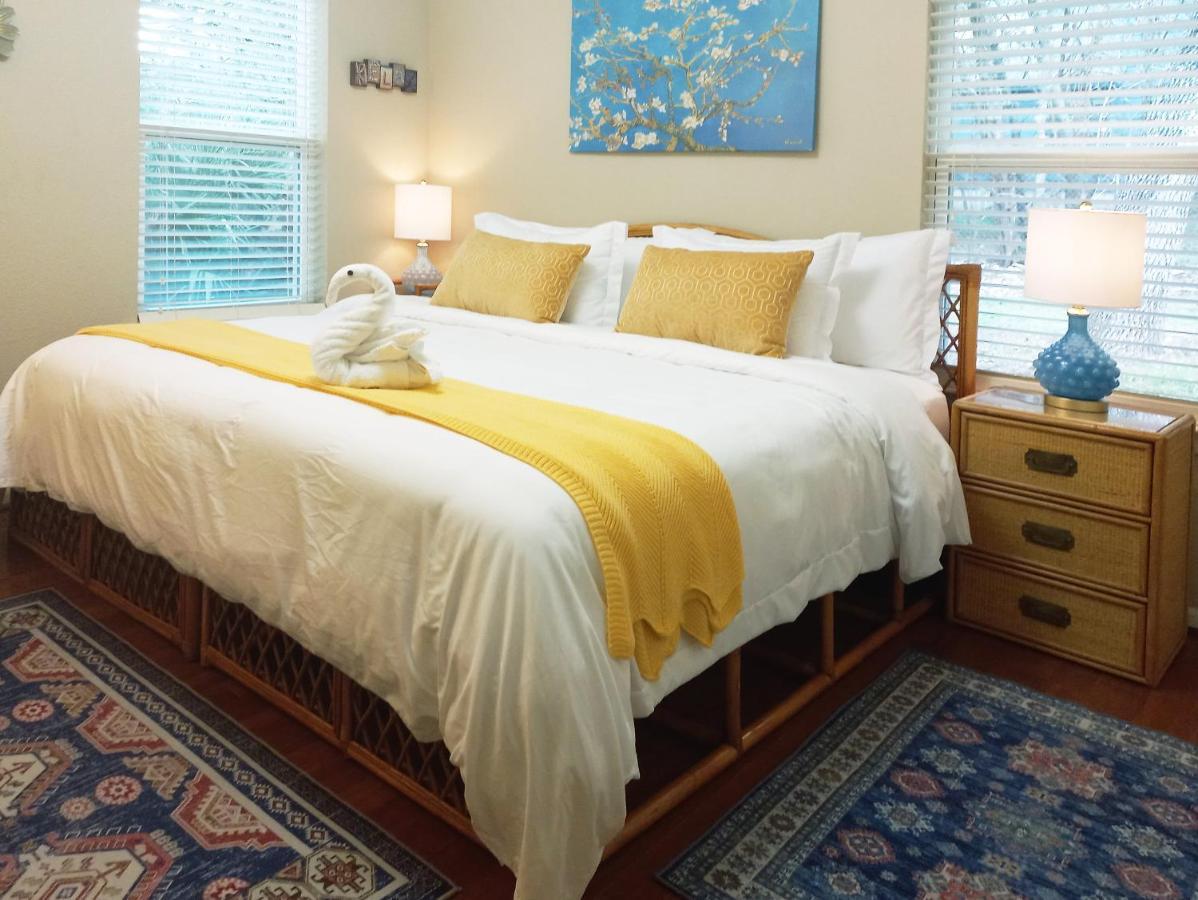 King Bed In Relaxing Oasis, With Free Snack/Wi-Fi/Parking Apartment San Marcos Luaran gambar
